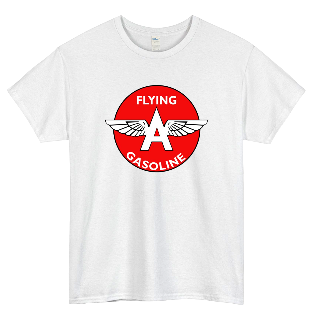 Flying A Gasoline Logo Mens Unisex Short Sleeve T-Shirt Size S-3XL - P