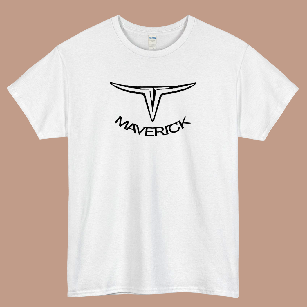 Ford Maverick Design Logo Mens Unisex Short Sleeve T-Shirt Size S-3XL - P