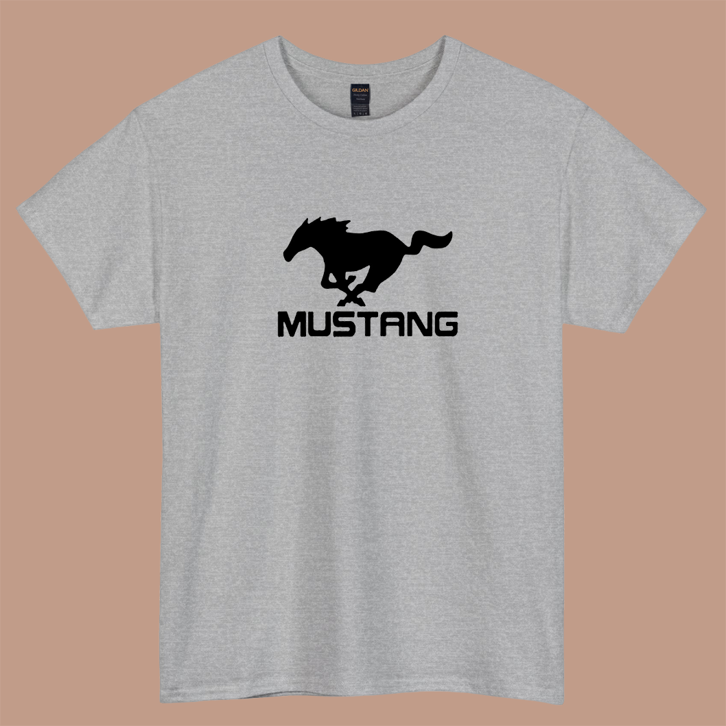 Ford Mustang logo short sleeve t shirt S-3XL -P