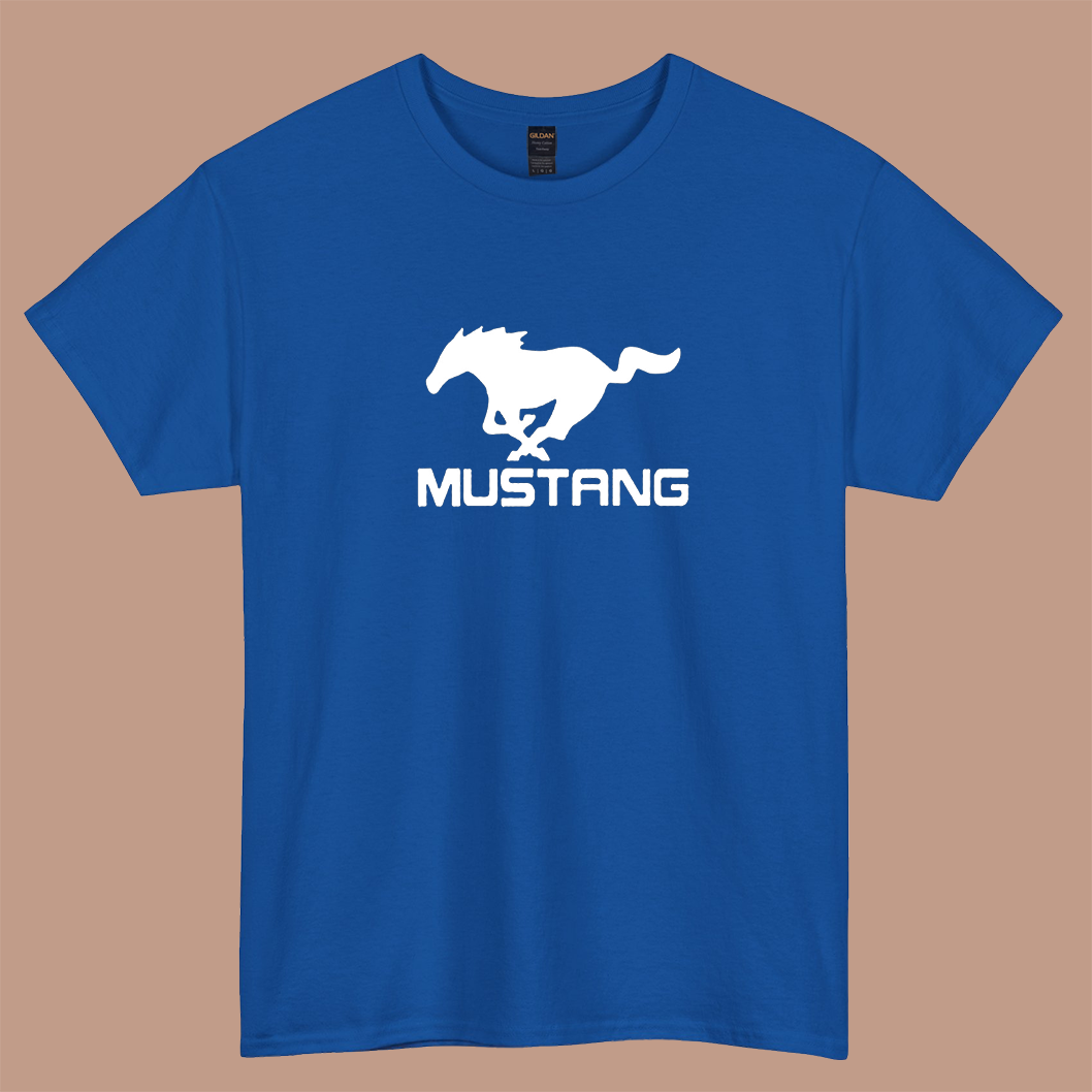 Ford Mustang logo short sleeve t shirt S-3XL -P