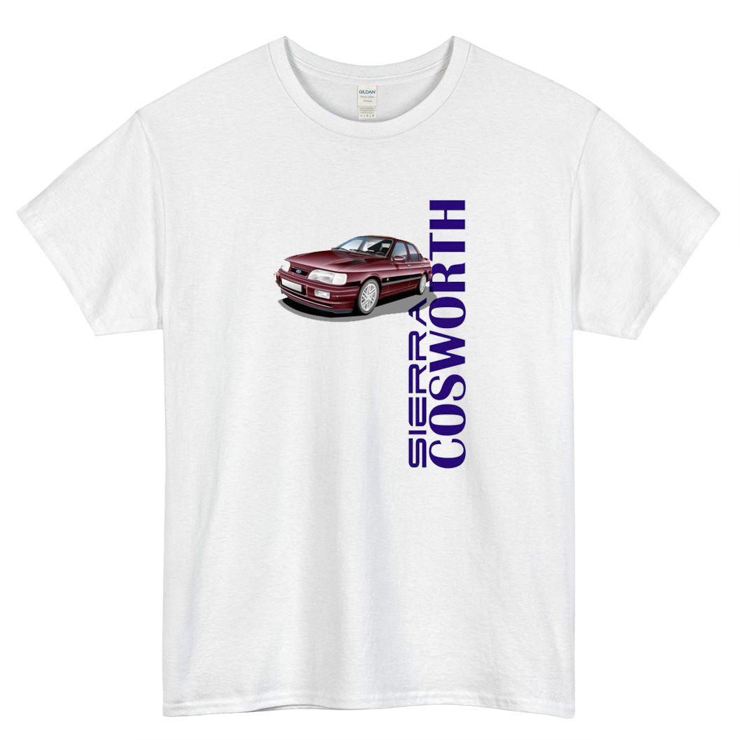 Ford Sierra Rs Cosworth Logo Mens Unisex Short Sleeve T-Shirt Size S-3XL - P