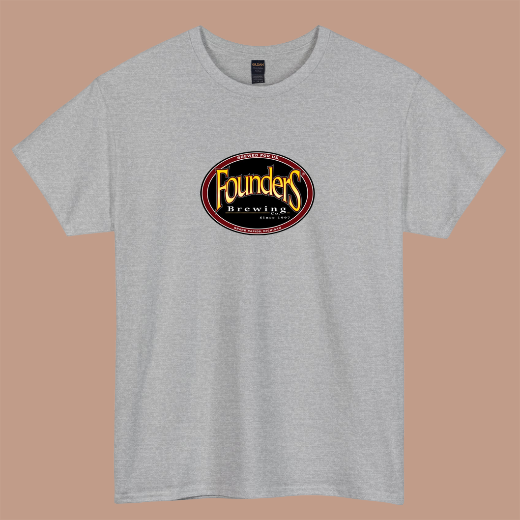 Founders Brewing Co Logo short sleeve t shirt S-3XL-p