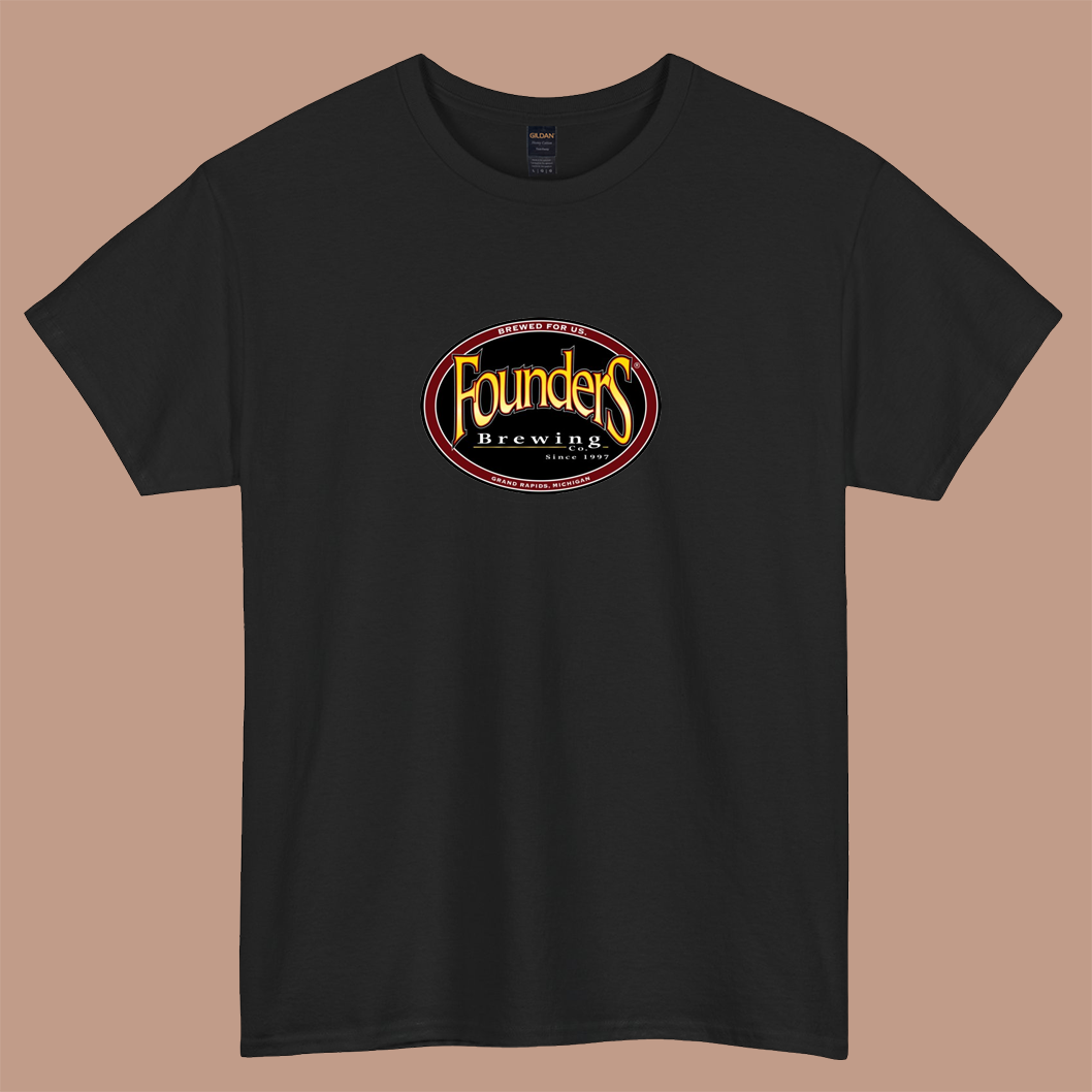 Founders Brewing Co Logo short sleeve t shirt S-3XL-p