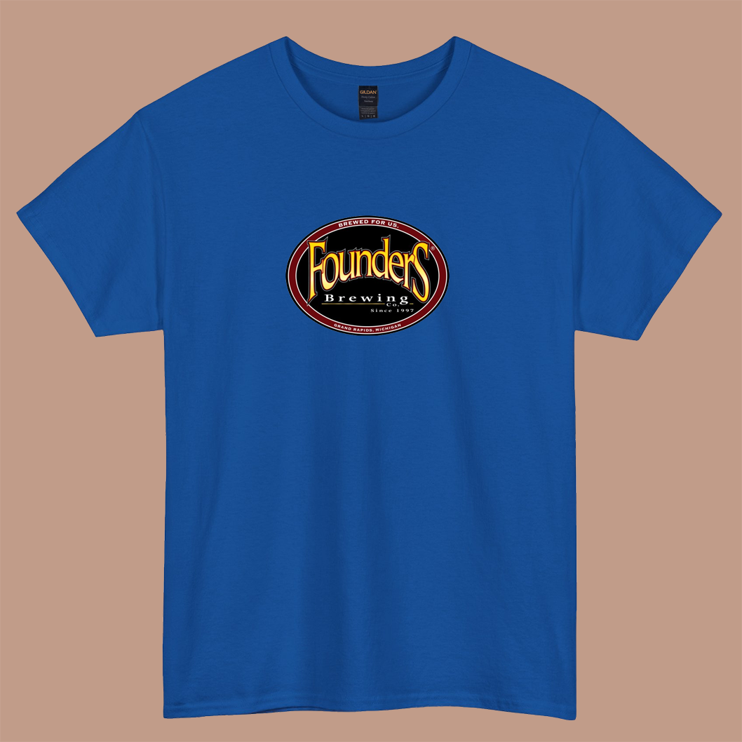 Founders Brewing Co Logo short sleeve t shirt S-3XL-p