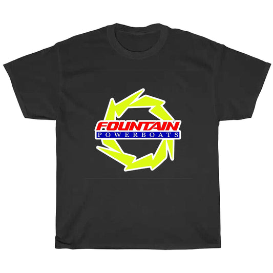 Fountain Powerboats Boat Logo Men's Unisex T Shirt Size S to 3XL
