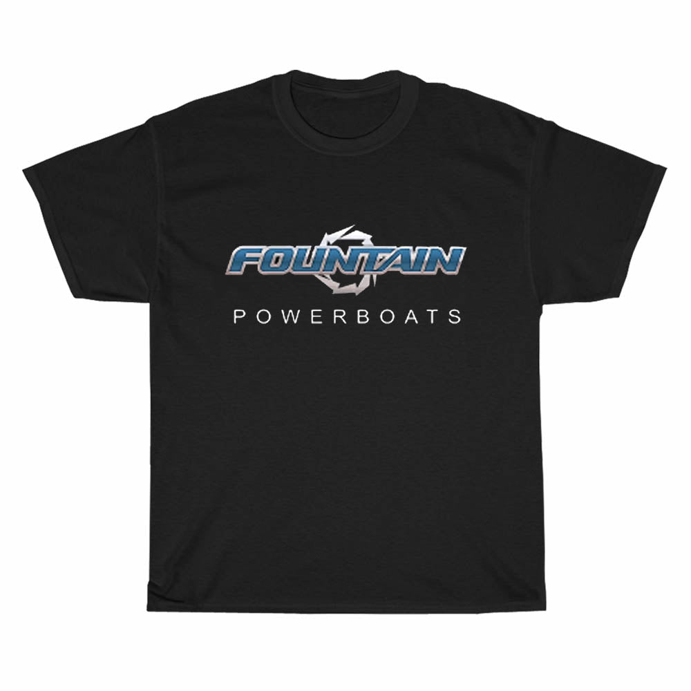Fountain Powerboats Logo Men's Unisex T Shirt Size S to 3XL