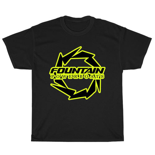 Fountain Powerboats Logo Men's Unisex T Shirt Size S to 3XL
