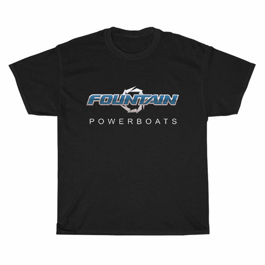 Fountain Powerboats Logo Men's Unisex T Shirt Size S to 3XL