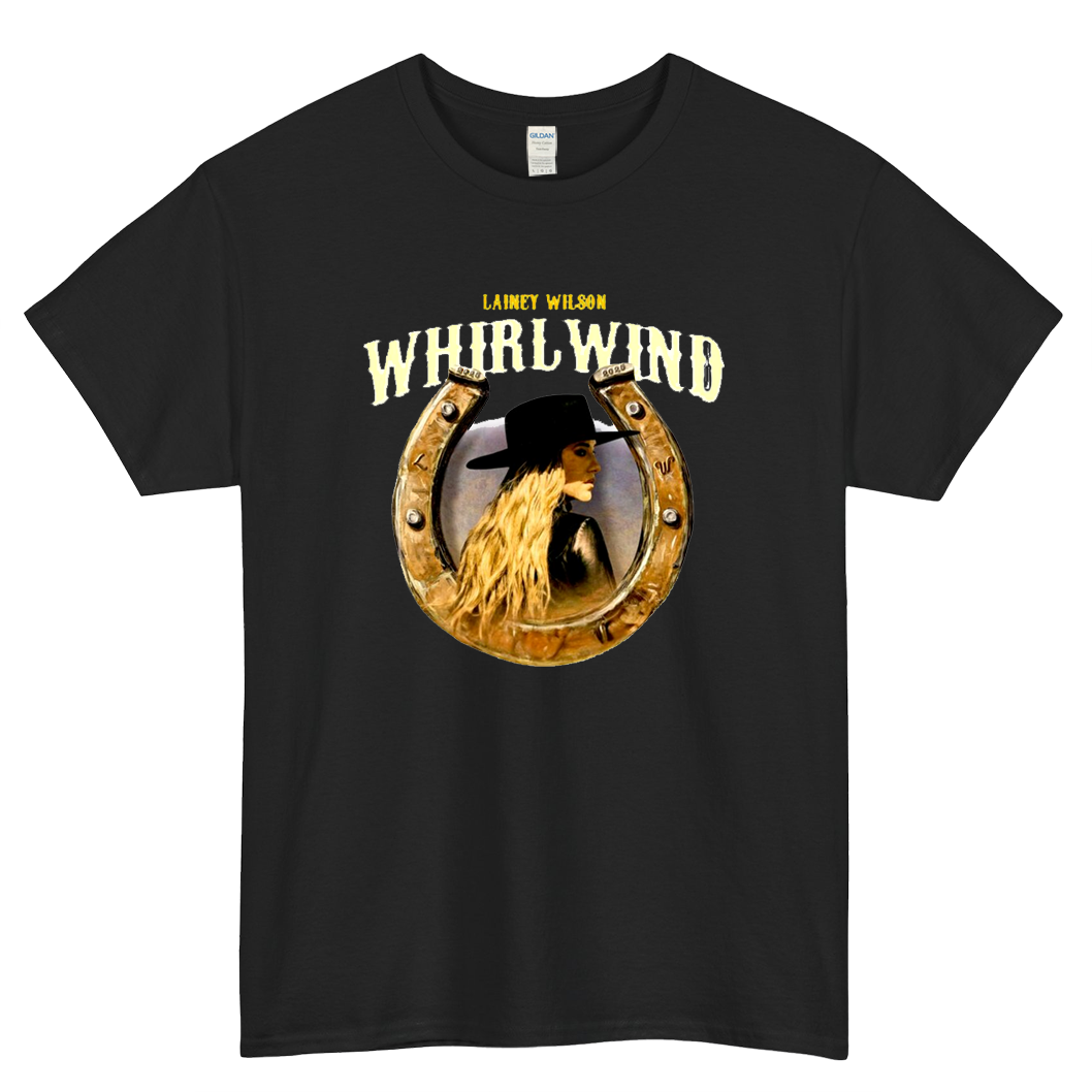 Frame HorseShoe - Lainey Wilson Logo Mens Unisex Short Sleeve T-Shirt Size S-3XL - P
