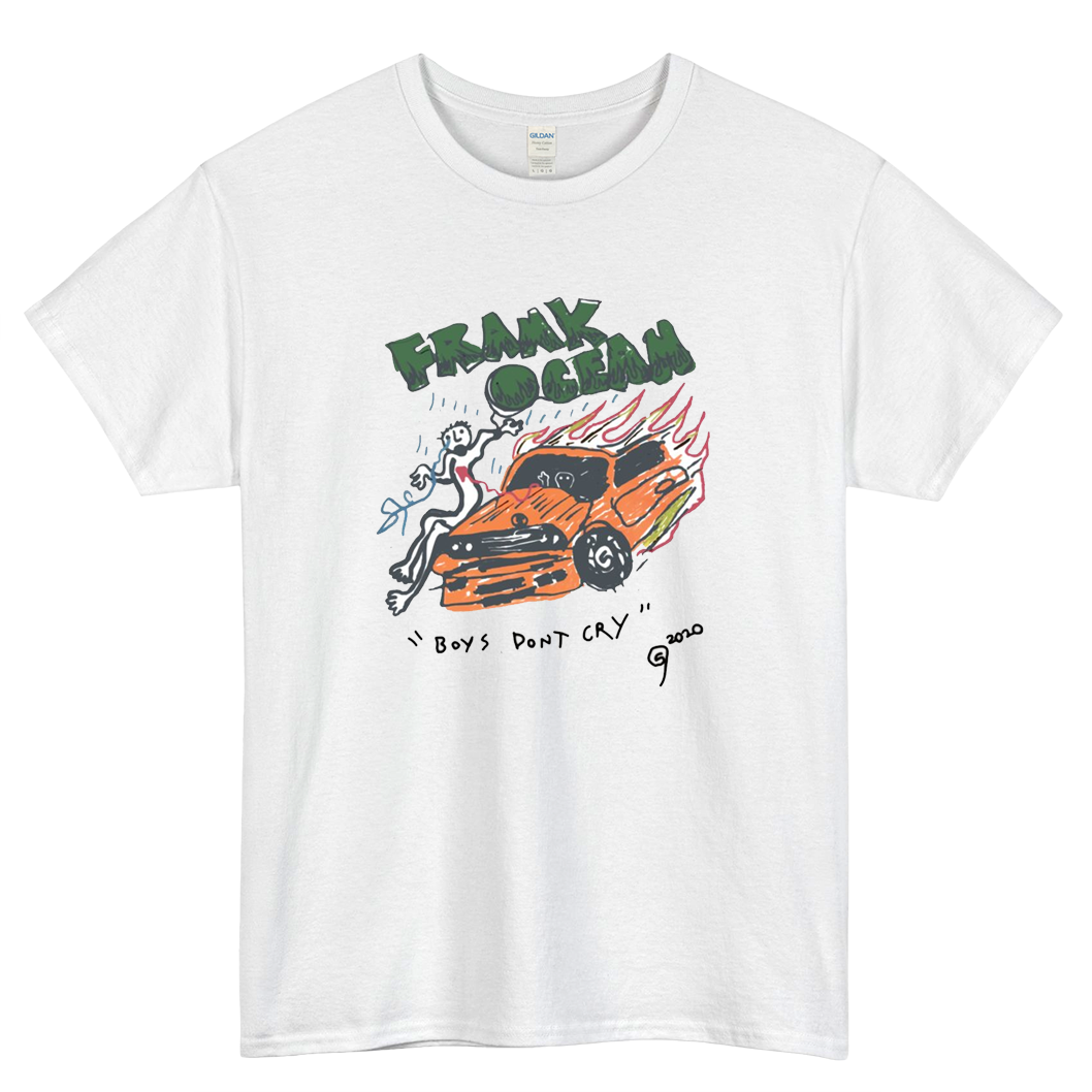 Frank Ocean and the cars of Blonde Logo Mens Unisex Short Sleeve T-Shirt Size S-3XL - P