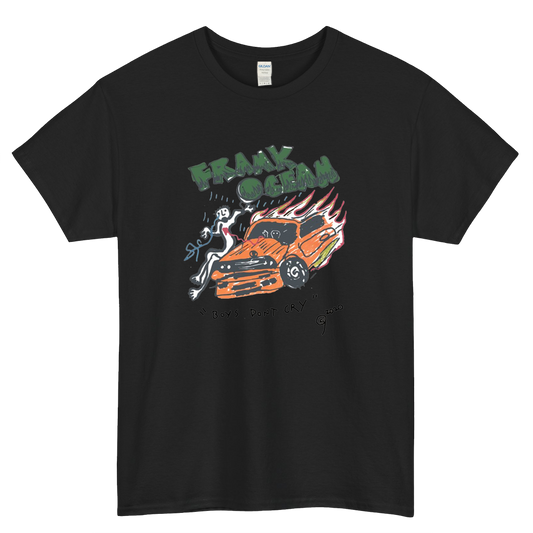 Frank Ocean and the cars of Blonde Logo Mens Unisex Short Sleeve T-Shirt Size S-3XL - P