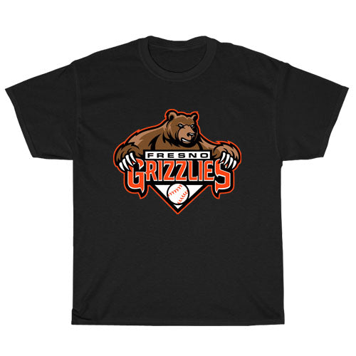 Fresno-Grizzlies Logo  Men's Unisex T Shirt Size S to 3XL