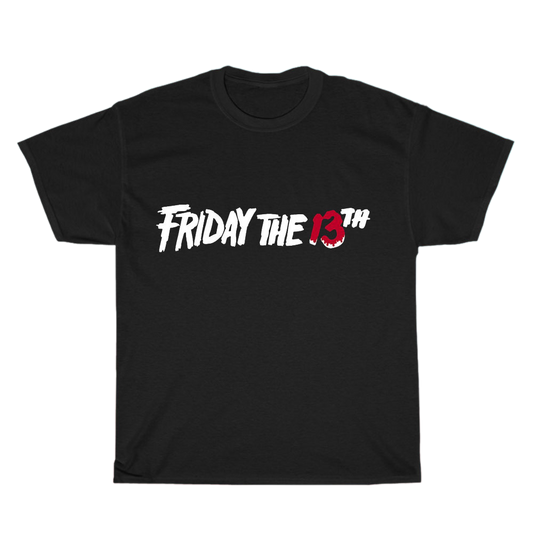 Friday The 13th Movie Horror Logo Men's Unisex T Shirt Size S to 3XL