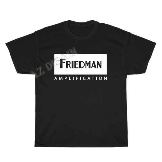 Friedman Amplification logo Men's Unisex T Shirt Size S to 3XL
