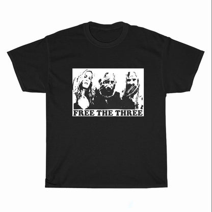 From Hell Rob Zombie Film 2019 Free The Three logo Unisex Men's T Shirt Size S to 3XL