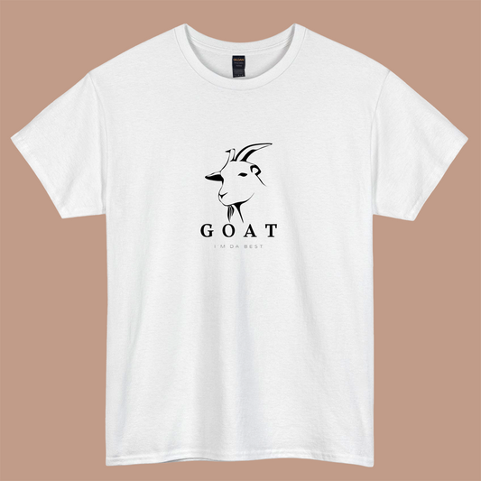 GOAT Head Line Art – I’m Da Best Logo short sleeve t shirt S-3XL-p