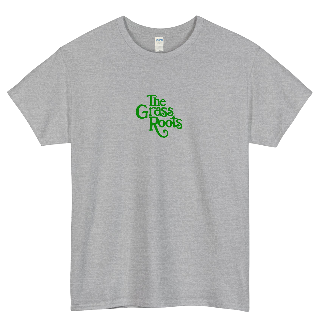 GRASS ROOTS LOGO  short SLEEVE T SHIRT -P