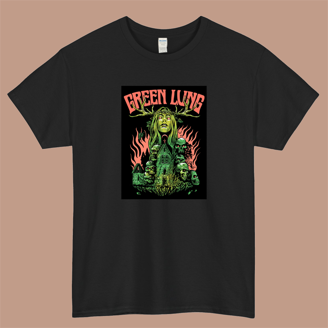 GREEN LUNG Logo Mens Unisex Short Sleeve T-Shirt Size S-3XL - P