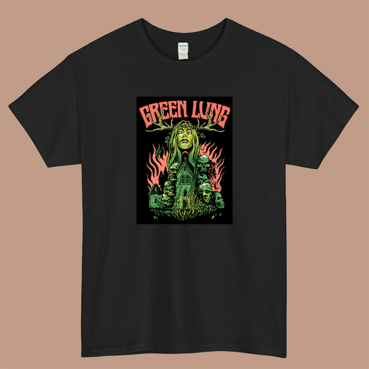 GREEN LUNG Logo Mens Unisex Short Sleeve T-Shirt Size S-3XL - P