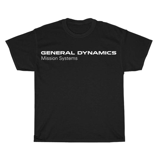 General Dynamics Mission Systems Logo Men's Unisex T Shirt Size S to 3XL