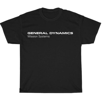 General Dynamics Mission Systems Logo Men's Unisex T Shirt Size S to 3XL