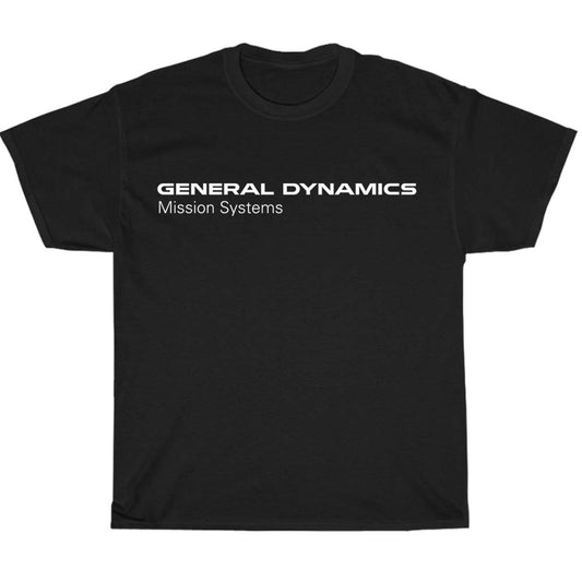 General Dynamics Mission Systems Logo Men's Unisex T Shirt Size S to 3XL
