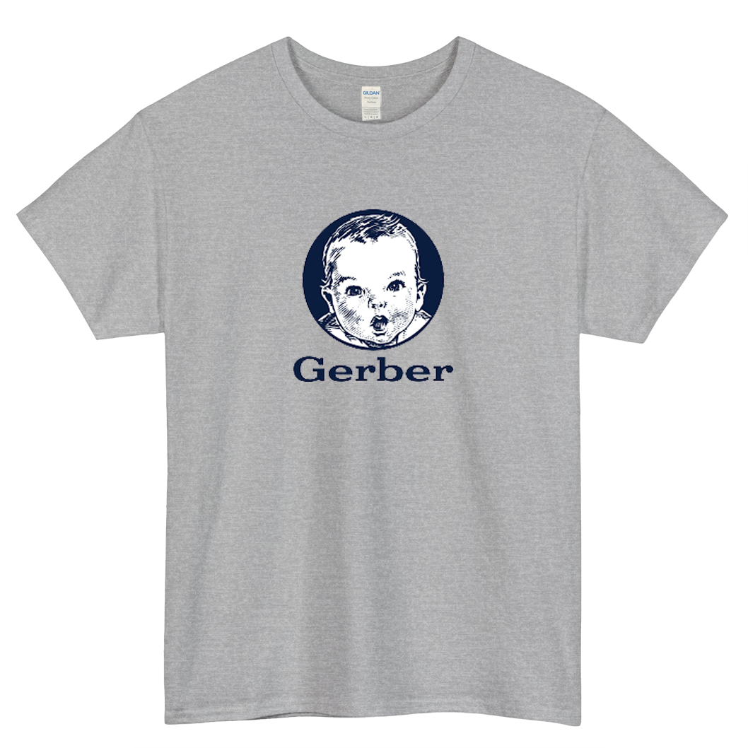 Gerber baby food Short Sleeve T-Shirt Size S-3XL -P