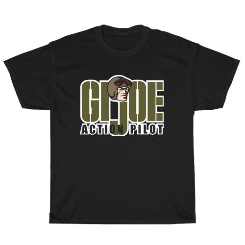 Gi Joe Action Pilot Active Logo Unisex Men's T Shirt Size S to 3XL