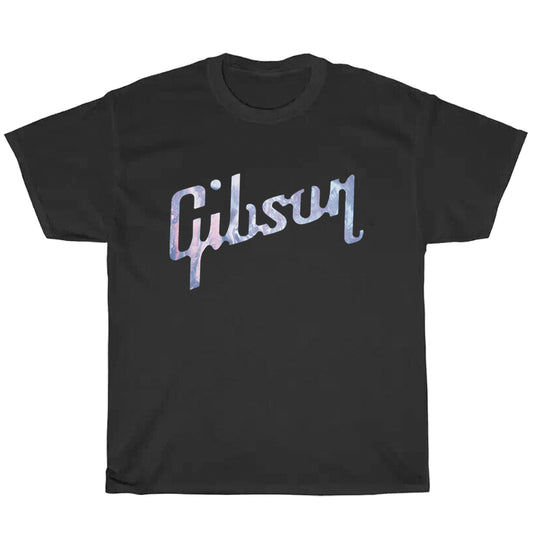 Gibson Les Paul Guitar Logo Men's Unisex T Shirt Size S to 3XL