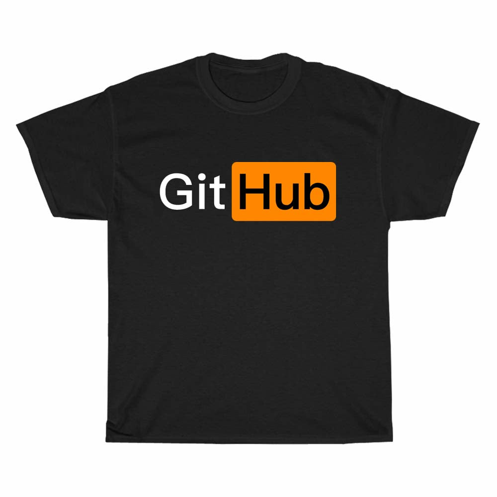 Github - Prnhub version Logo Men's Unisex T Shirt Size S to 3XL