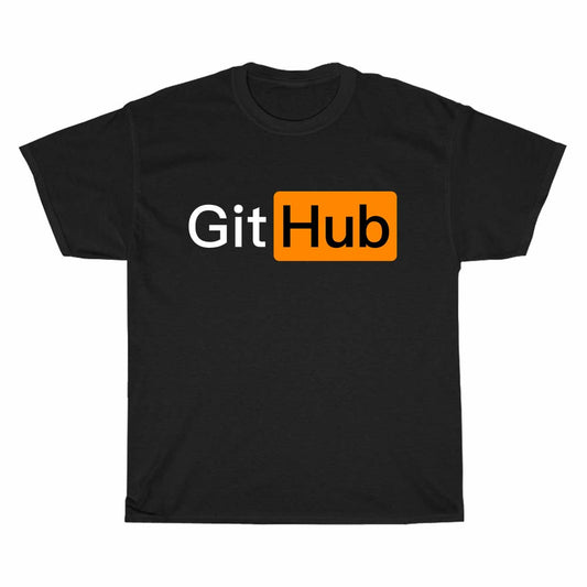 Github - Prnhub version Logo Men's Unisex T Shirt Size S to 3XL