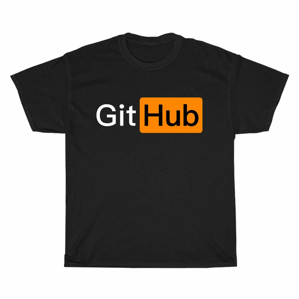 Github Logo Men's Unisex T Shirt Size S to 3XL