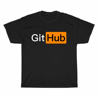 Github Logo Men's Unisex T Shirt Size S to 3XL