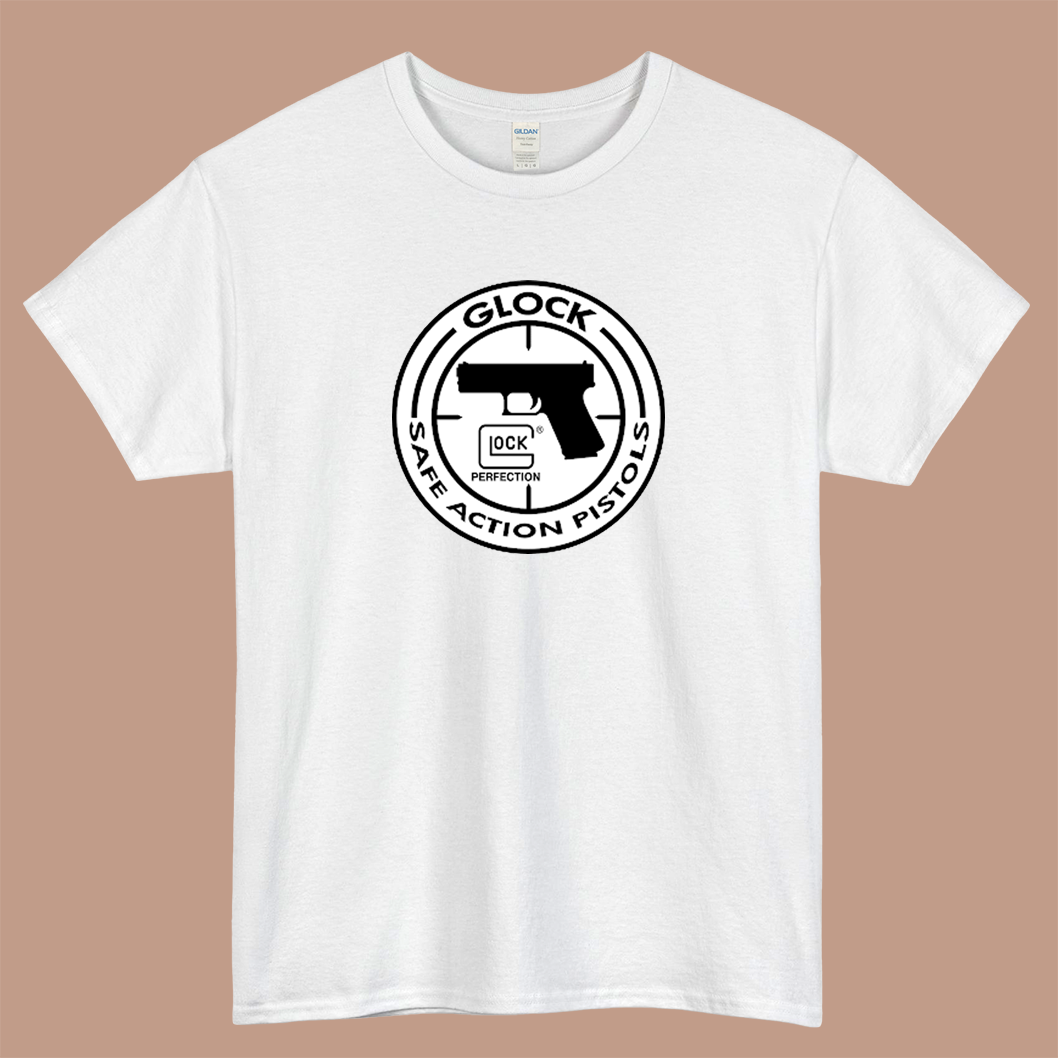 Glock Firearm Logo Mens Unisex Short Sleeve T-Shirt Size S-3XL