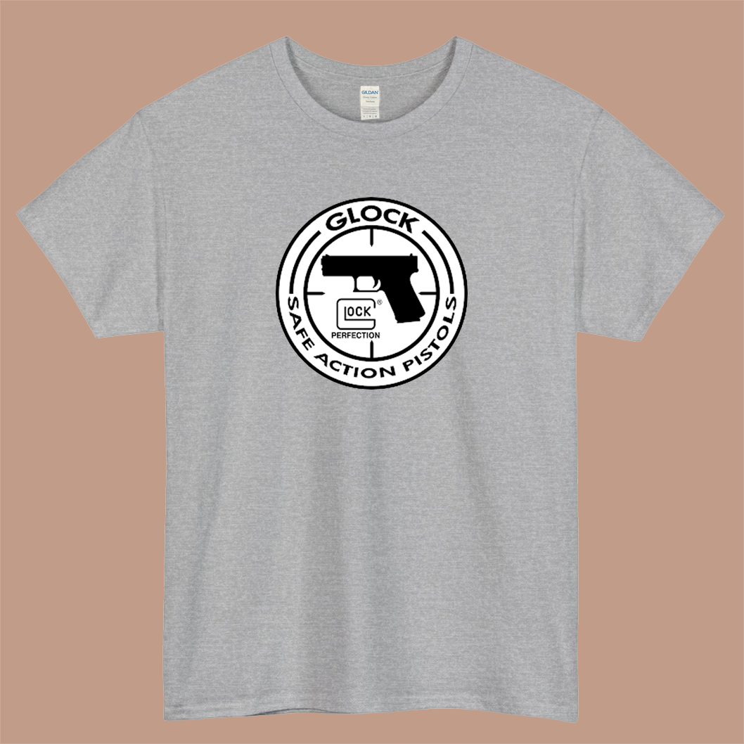 Glock Firearm Logo Mens Unisex Short Sleeve T-Shirt Size S-3XL