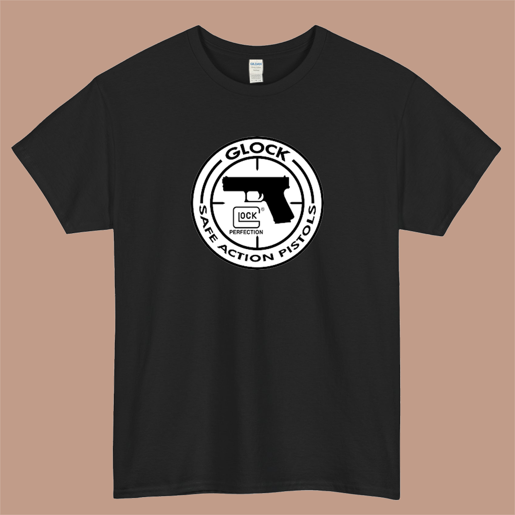 Glock Firearm Logo Mens Unisex Short Sleeve T-Shirt Size S-3XL