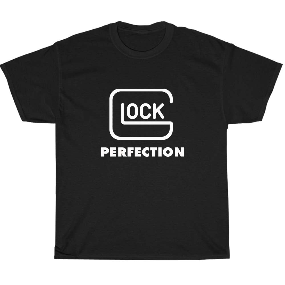Glock Perfection Guns Firearms Logo Men's Unisex T Shirt Size S to 3XL