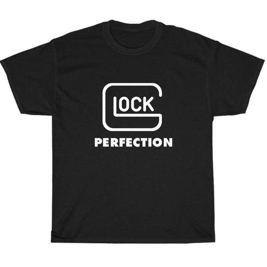 Glock Perfection Guns Firearms Logo Men's Unisex T Shirt Size S to 3XL