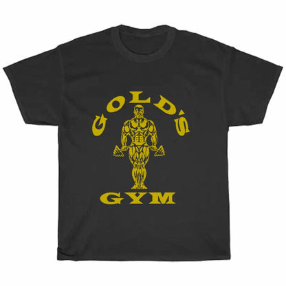 Gold Gym Logo Men's Unisex T Shirt Size S to 3XL