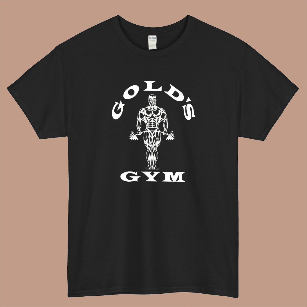 Gold's Gym Logo Mens Unisex Short Sleeve T-Shirt Size S-3XL - P