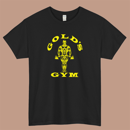 Gold's Gym Men's Logo Mens Unisex Short Sleeve T-Shirt Size S-3XL - P