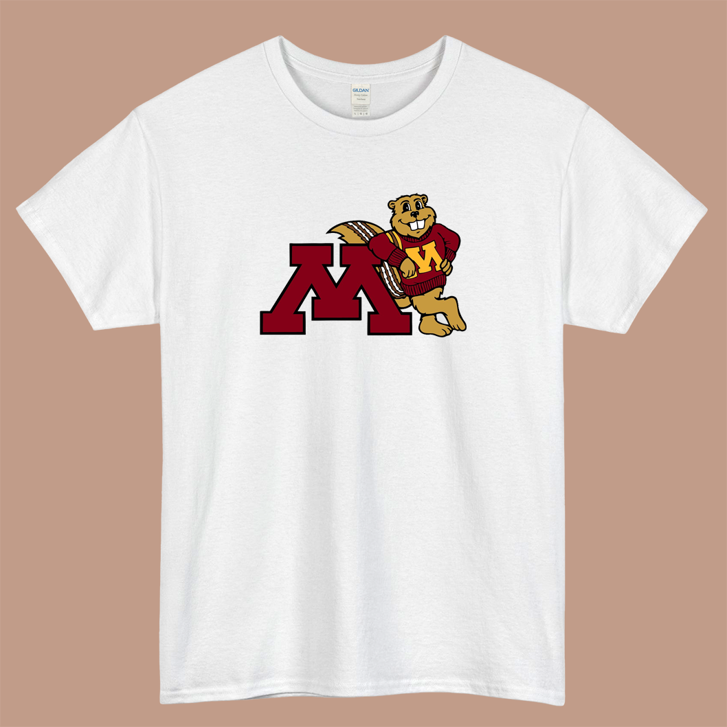 Goldy Gopher Logo Mens Unisex Short Sleeve T-Shirt Size S-3XL - P