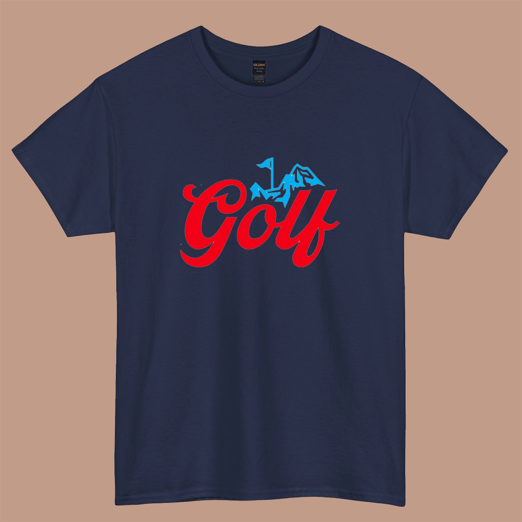 Golf Course logo SHORT SLEEVE T SHIRT S-3XL- P