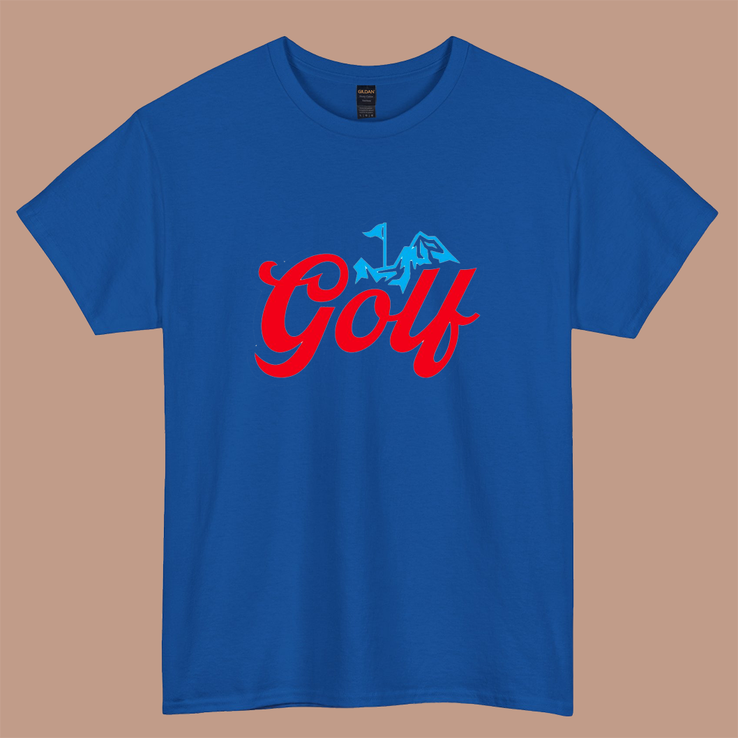 Golf Course logo SHORT SLEEVE T SHIRT S-3XL- P