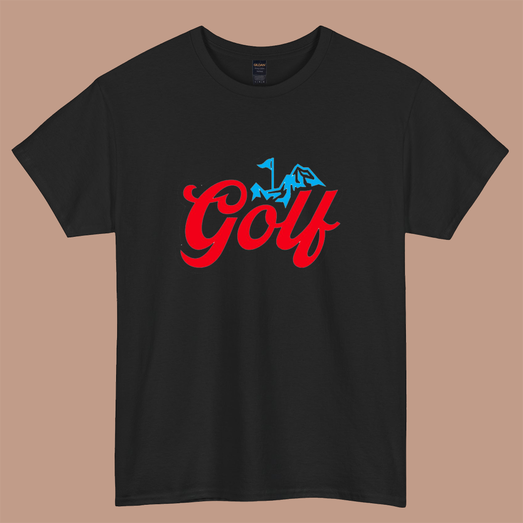 Golf Course logo SHORT SLEEVE T SHIRT S-3XL- P