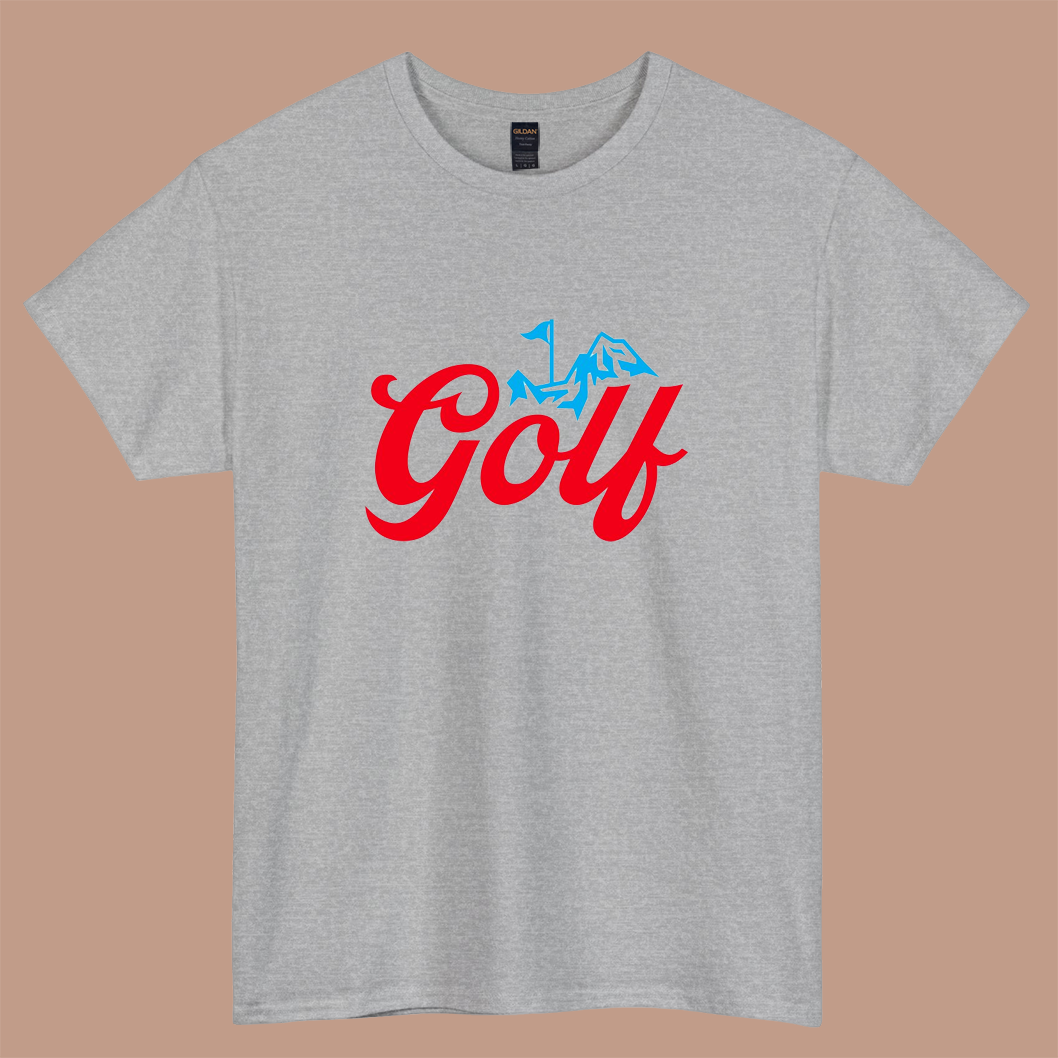 Golf Course logo SHORT SLEEVE T SHIRT S-3XL- P