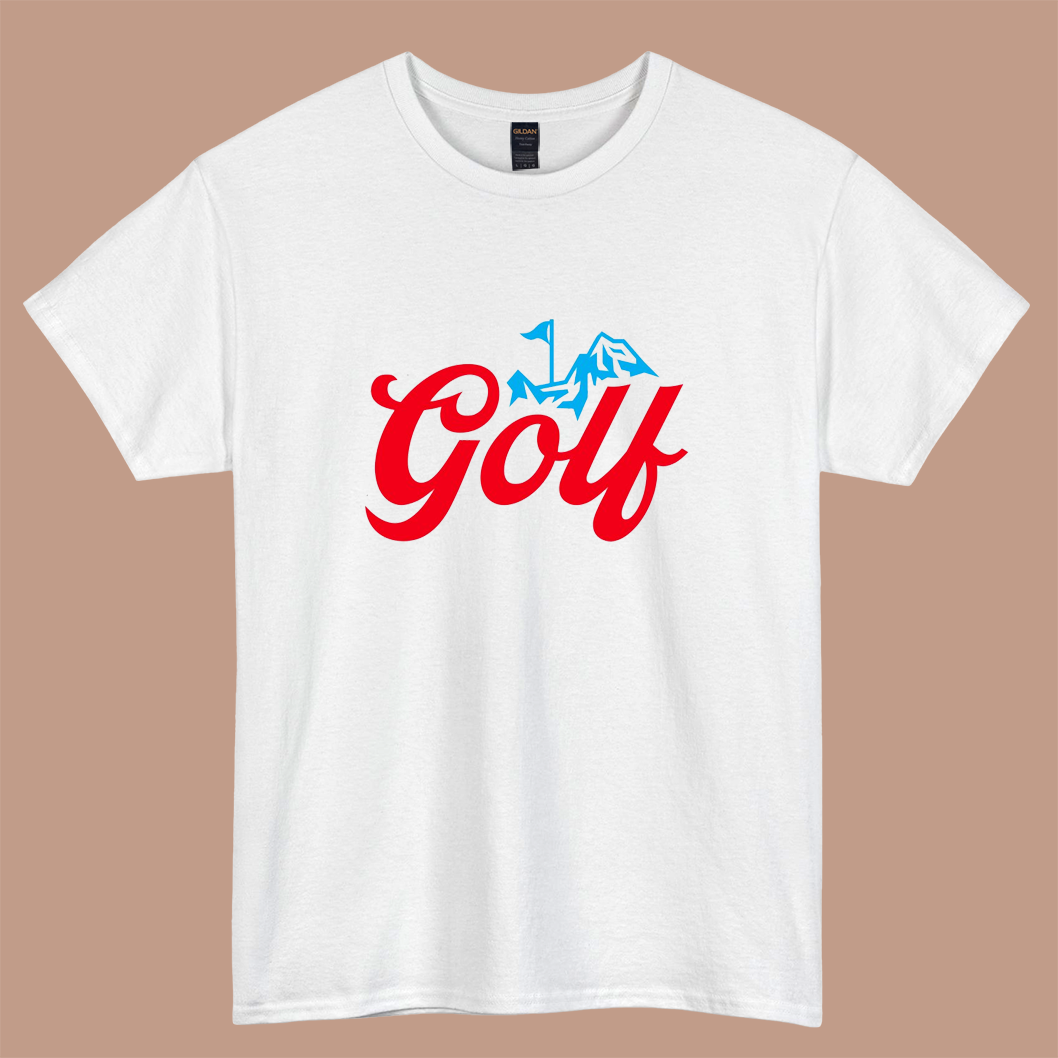 Golf Course logo SHORT SLEEVE T SHIRT S-3XL- P