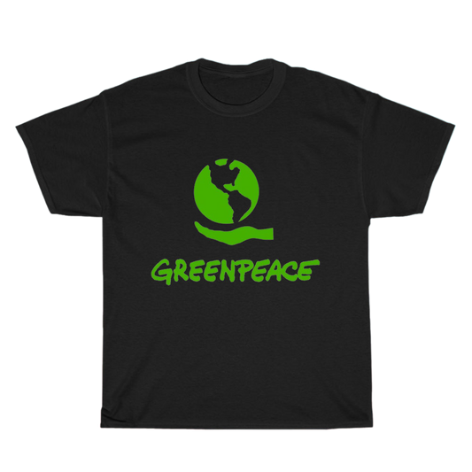 Greenpeace Logo Men's Unisex T Shirt Size S to 3XL