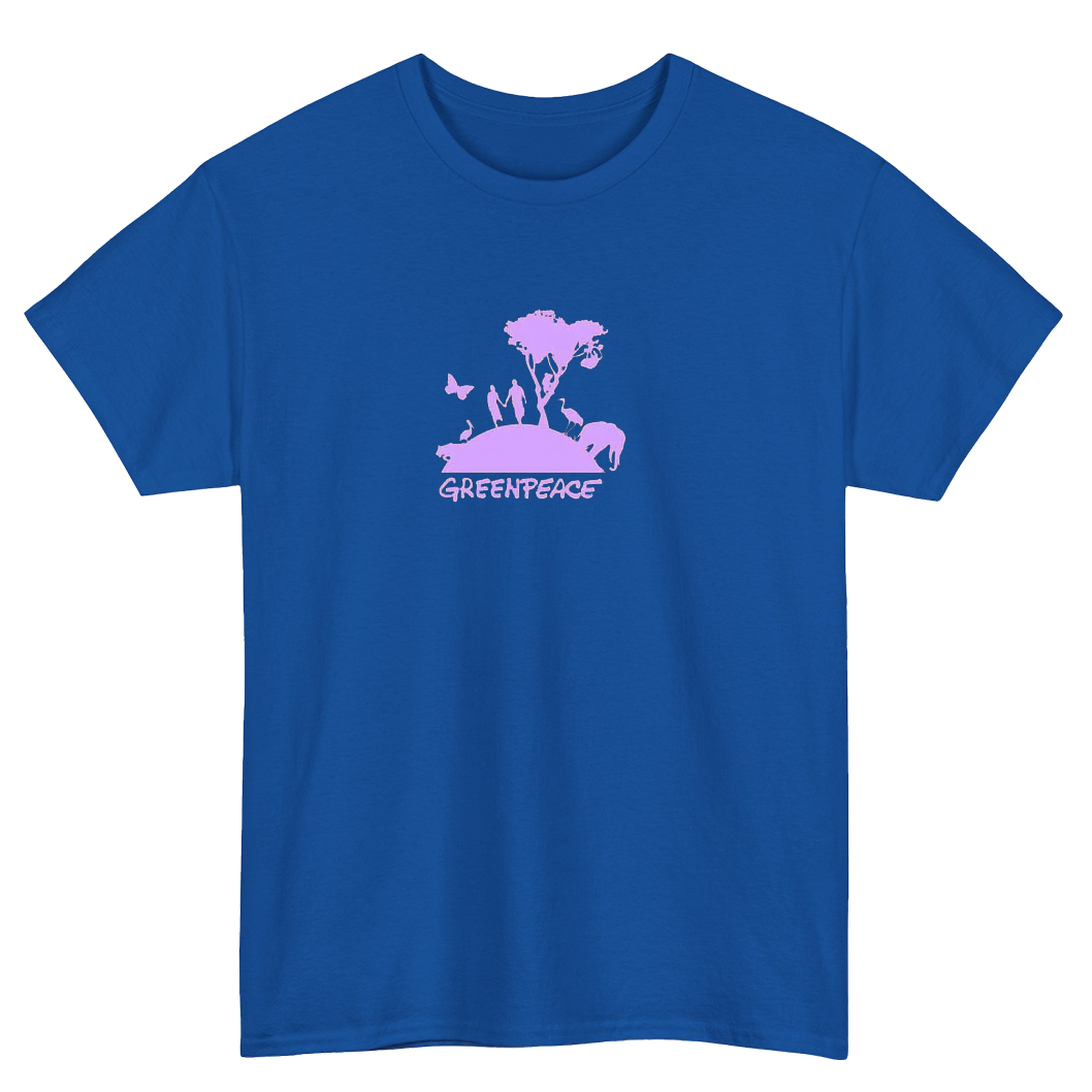 Greenpeace Tree Logo Mens Unisex Short Sleeve T-Shirt Size S-3XL -P