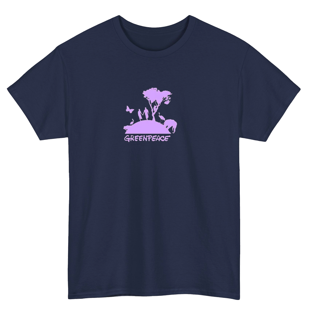 Greenpeace Tree Logo Mens Unisex Short Sleeve T-Shirt Size S-3XL -P